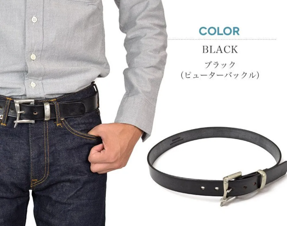 MARTIN FAIZEY Belts^/ 1.25 inch (30mm) quick release leather belt