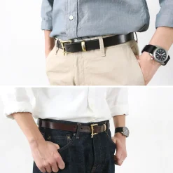 MARTIN FAIZEY Belts^/ 1.0 inch (25mm) Quick Release Belt Leather Belt