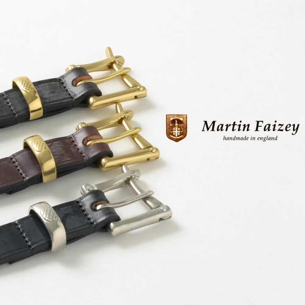 MARTIN FAIZEY Belts^/ 1.0 inch (25mm) Quick Release Belt Leather Belt