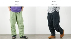 MELPLE Trousers^/ Berkeley Cargo Pants Ripstop Nylon