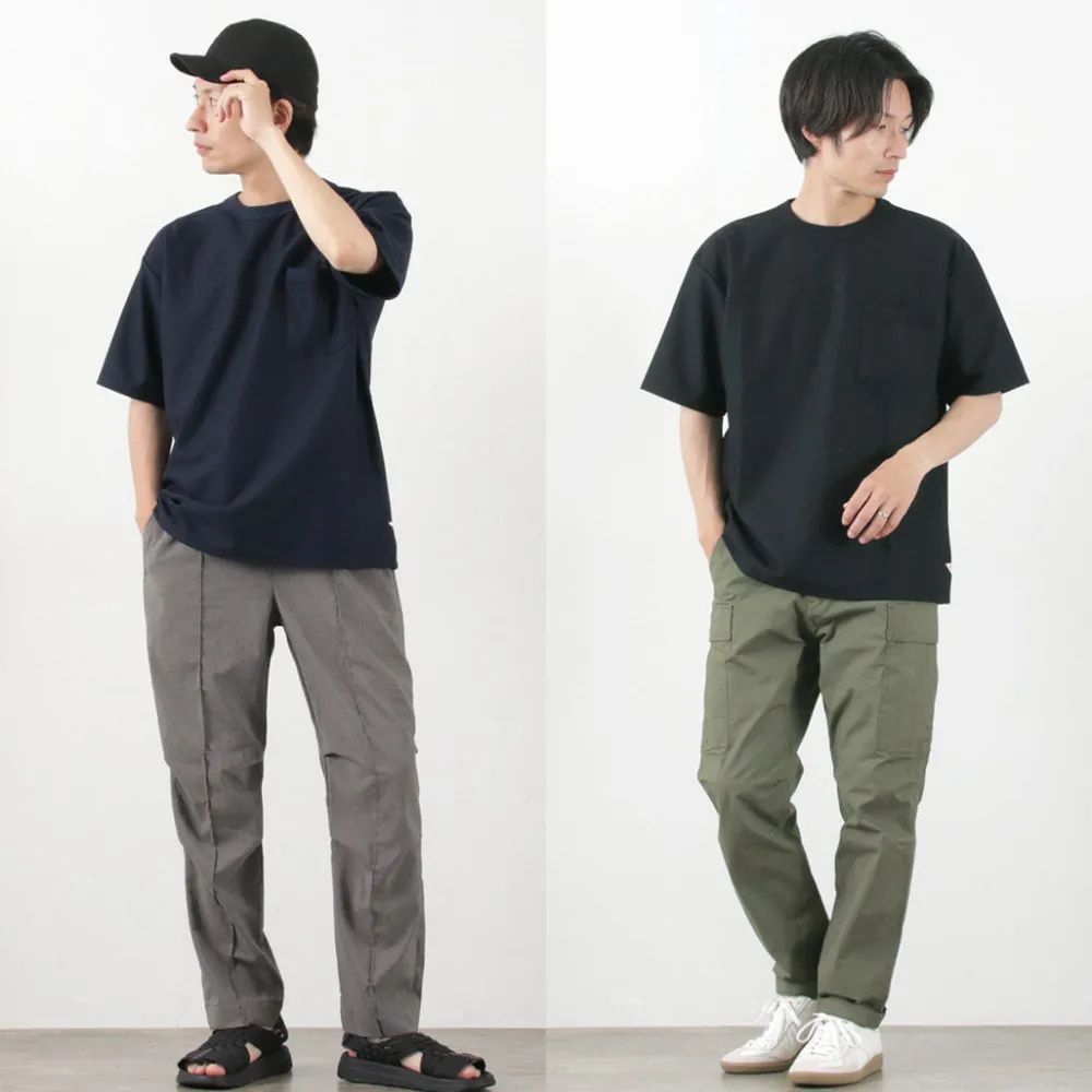 MELPLE T-Shirts^/ Honeycotech The USEFUL Pocket S/S