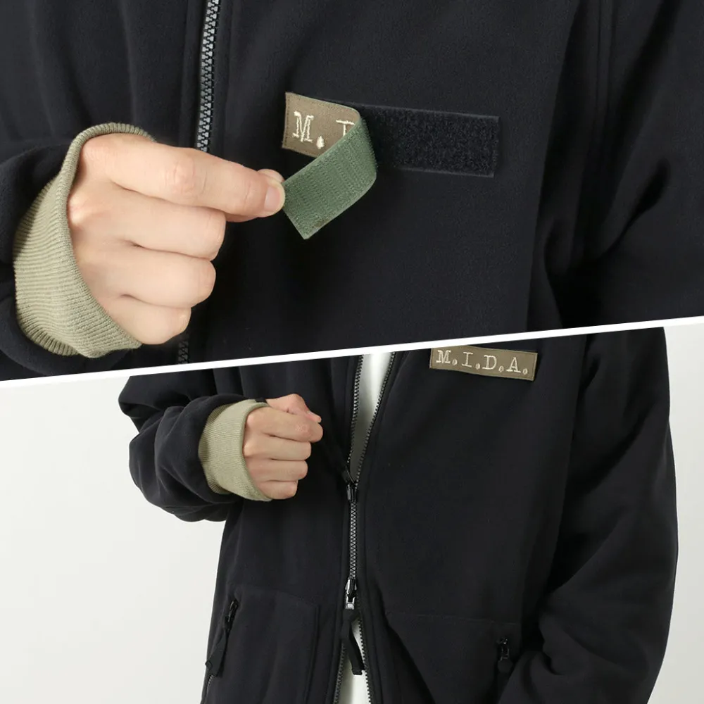 M.I.D.A. Jackets^/ Polartec Boa fleece ZIP-UP