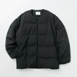 MIFFEW Down Wear^/ Collarless Over Down Jacket black