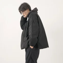 MIFFEW Down Wear^/ Collarless Over Down Jacket black