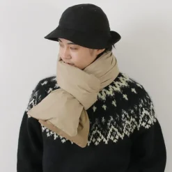 MIFFEW Scarfs^/ Reversible Down Muffler