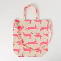 MIKAMI Tote Bags|Shoulder Bags^/ Cotton twill sling tote bag