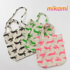 MIKAMI Tote Bags|Shoulder Bags^/ Cotton twill sling tote bag