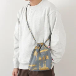 MIKAMI Shoulder Bags^/ Printed Nylon Drawstring Bag Shoulder Bag