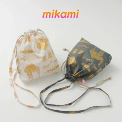 MIKAMI Shoulder Bags^/ Printed Nylon Drawstring Bag Shoulder Bag