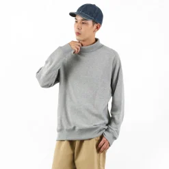 MOC T Sweatshirts^/ Bespoke Neon Hanging Lined High Neck PO gray