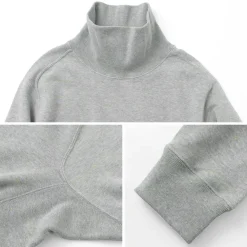 MOC T Sweatshirts^/ Bespoke Neon Hanging Lined High Neck PO gray