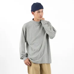 MOC T T-Shirts^/ Mock Neck L/S Tee