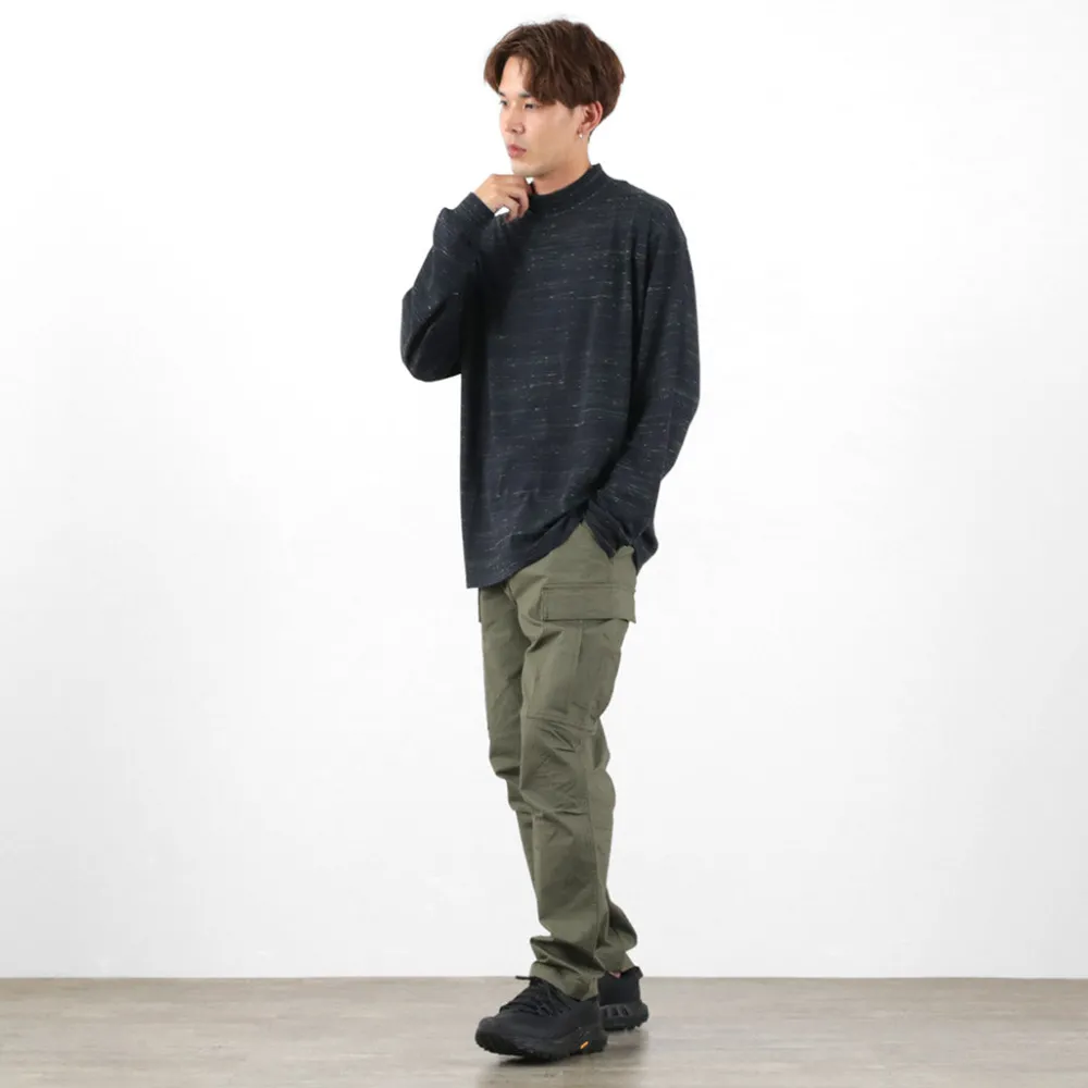 MOC T T-Shirts^/ Mock Neck L/S Tee
