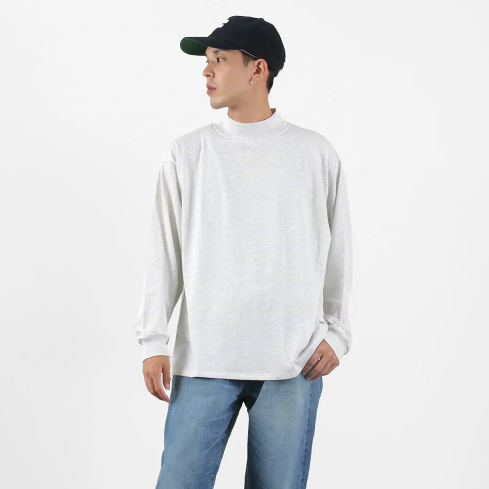MOC T T-Shirts^/ Mock Neck L/S Tee