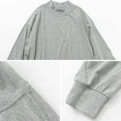 MOC T T-Shirts^/ Mock Neck L/S Tee
