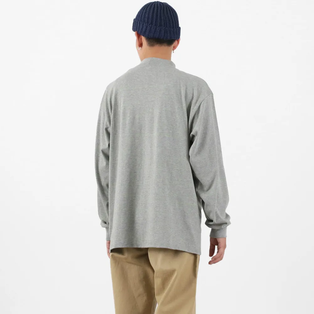 MOC T T-Shirts^/ Mock Neck L/S Tee