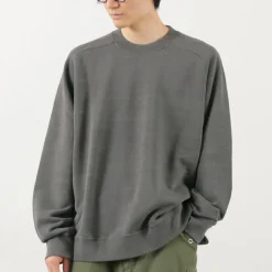 MOC T Sweatshirts^/ Neon Script Loopwheel Overdyed Raglan Long Sleeve Sweatshirt