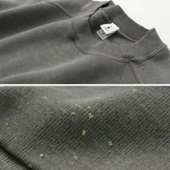 MOC T Sweatshirts^/ Neon Script Loopwheel Overdyed Raglan Long Sleeve Sweatshirt