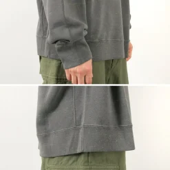 MOC T Sweatshirts^/ Neon Script Loopwheel Overdyed Raglan Long Sleeve Sweatshirt