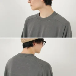 MOC T Sweatshirts^/ Neon Script Loopwheel Overdyed Raglan Long Sleeve Sweatshirt