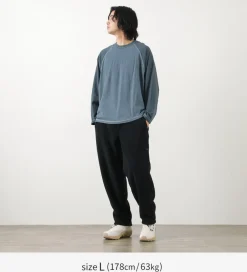 MOC T T-Shirts^/ Overdyed Baseball Long Sleeve Big Tee