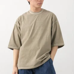 MOC T T-Shirts^/ Overdyed Crew Neck Big Tee