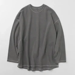 MOC T T-Shirts^/ Plating Jersey Crew Neck Long Sleeve Big Tee
