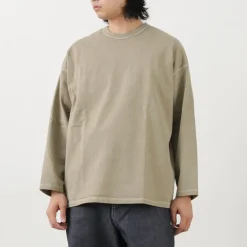 MOC T T-Shirts^/ Plating Jersey Crew Neck Long Sleeve Big Tee