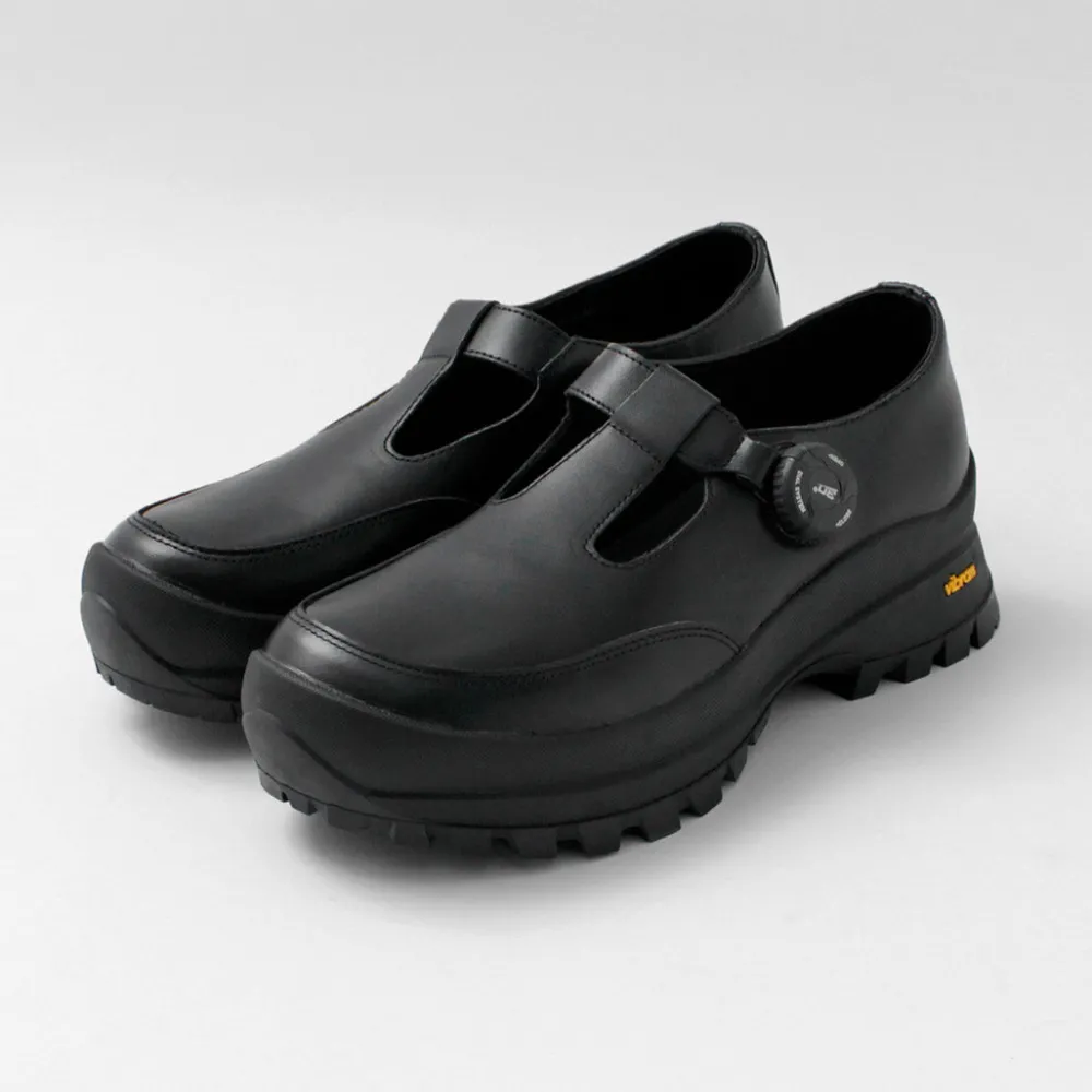 MOLLE SHOES Leather Shoes & Boots^/ Free Rock T-Strap Leather Shoes black