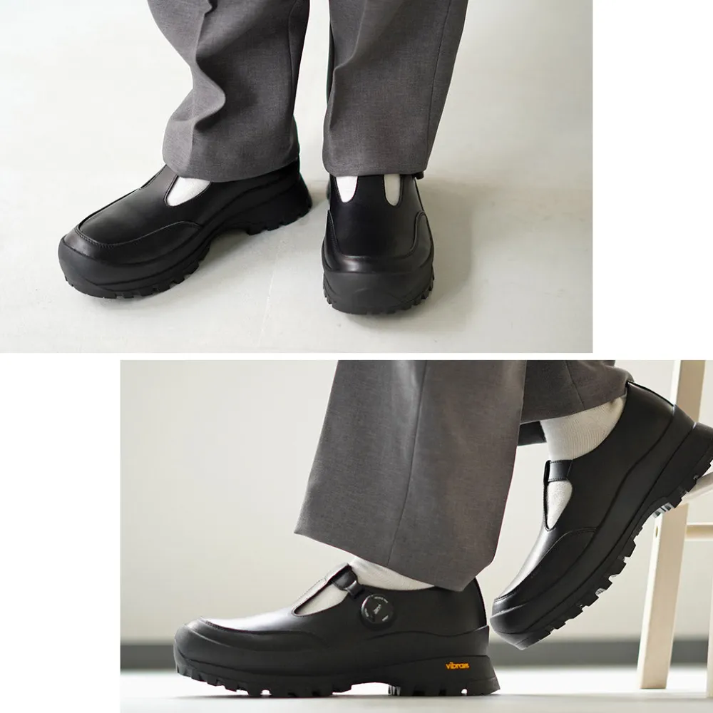 MOLLE SHOES Leather Shoes & Boots^/ Free Rock T-Strap Leather Shoes black