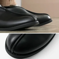MOLLE SHOES Leather Shoes & Boots^/ Kung Fu Leather Shoes black