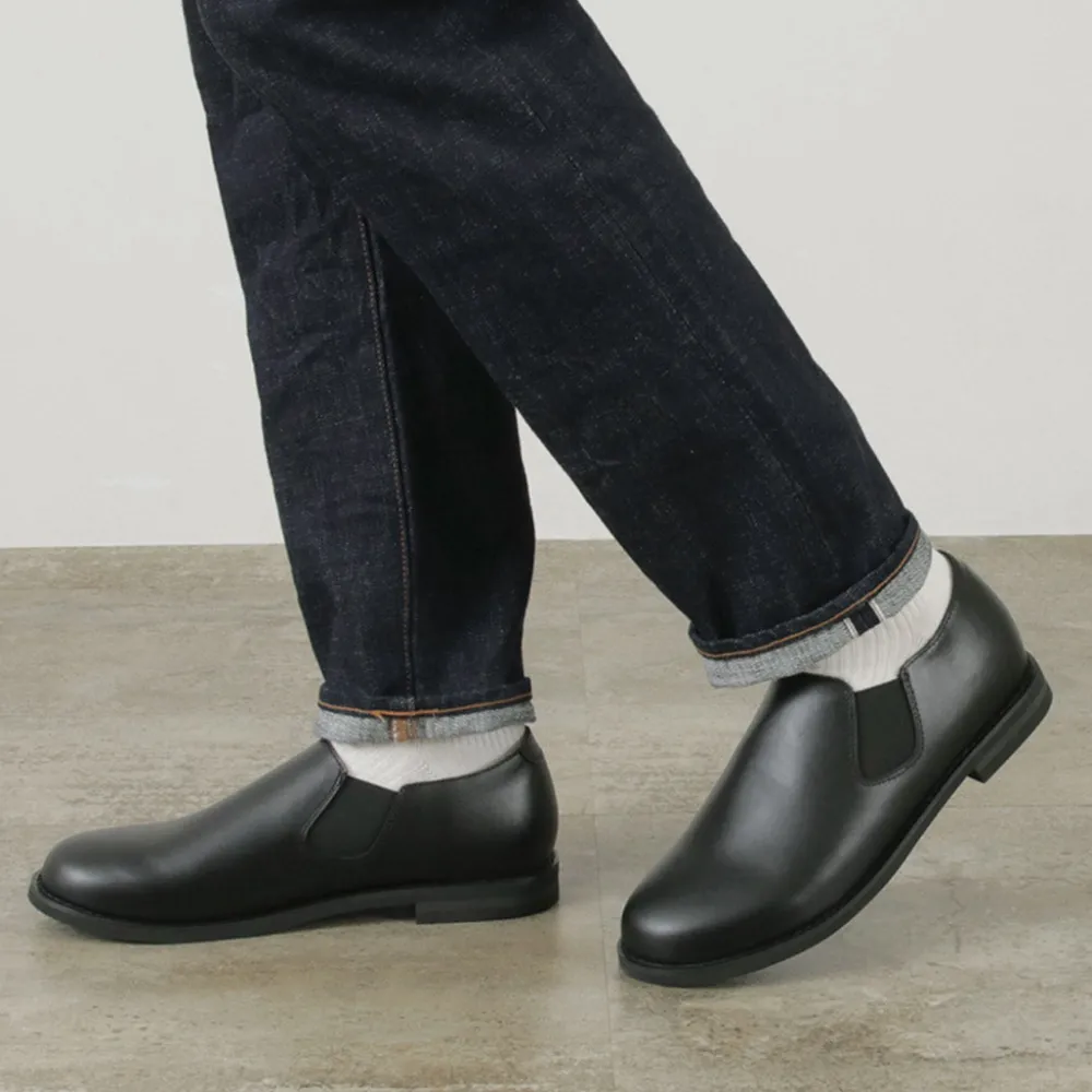 MOLLE SHOES Leather Shoes & Boots^/ Short Side Gore Leather Shoes black