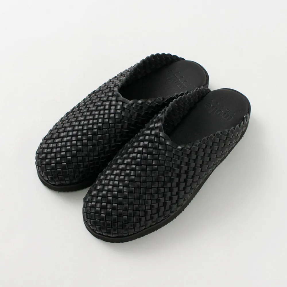 MOLLE SHOES Sandals^/ Woven Leather Crog Sandals