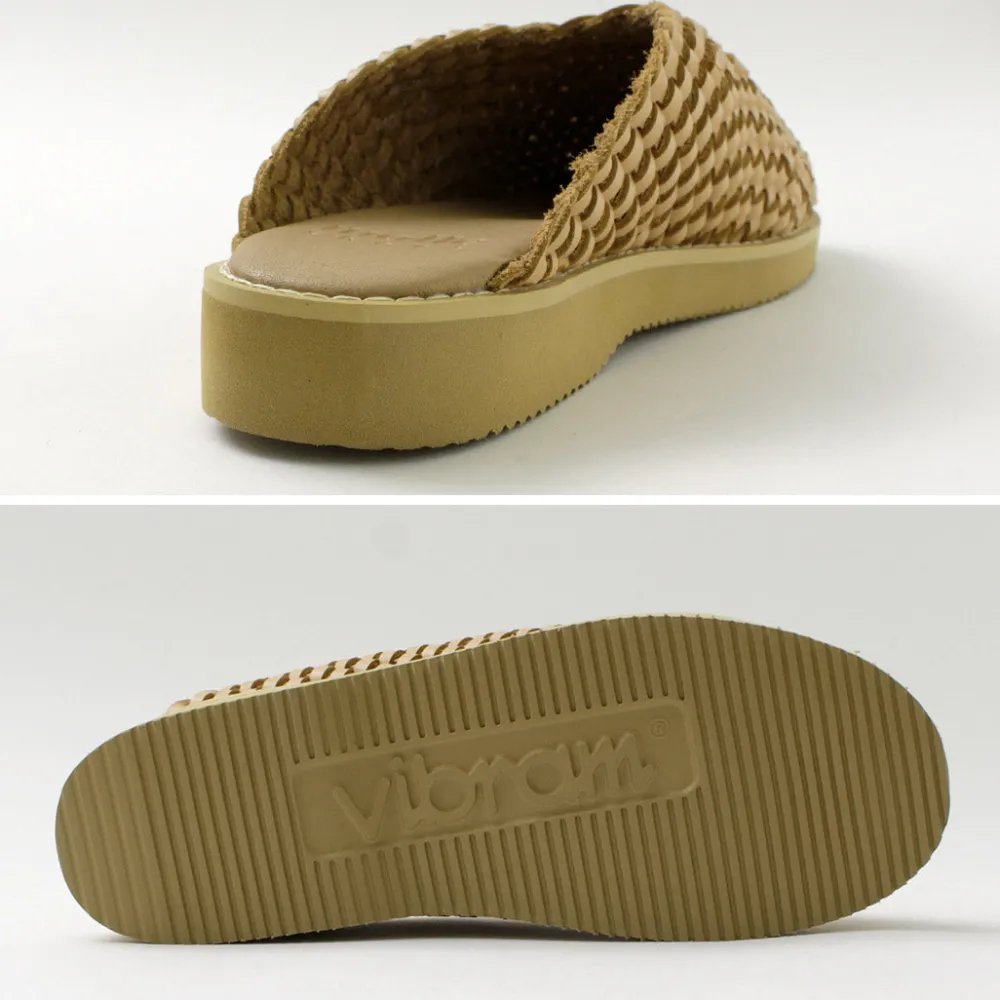 MOLLE SHOES Sandals^/ Woven Leather Crog Sandals