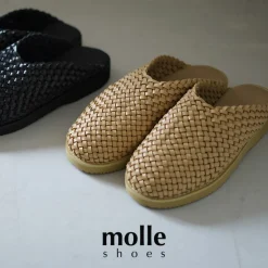 MOLLE SHOES Sandals^/ Woven Leather Crog Sandals