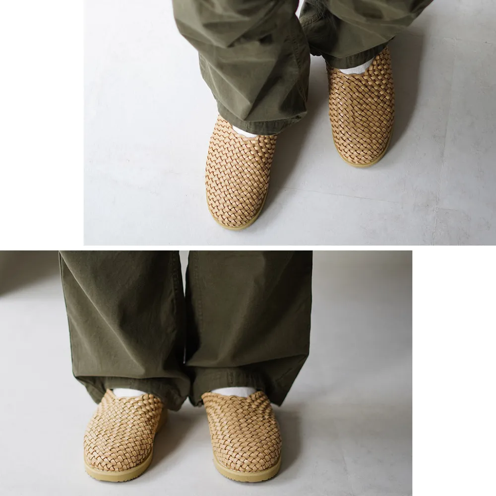 MOLLE SHOES Sandals^/ Woven Leather Crog Sandals