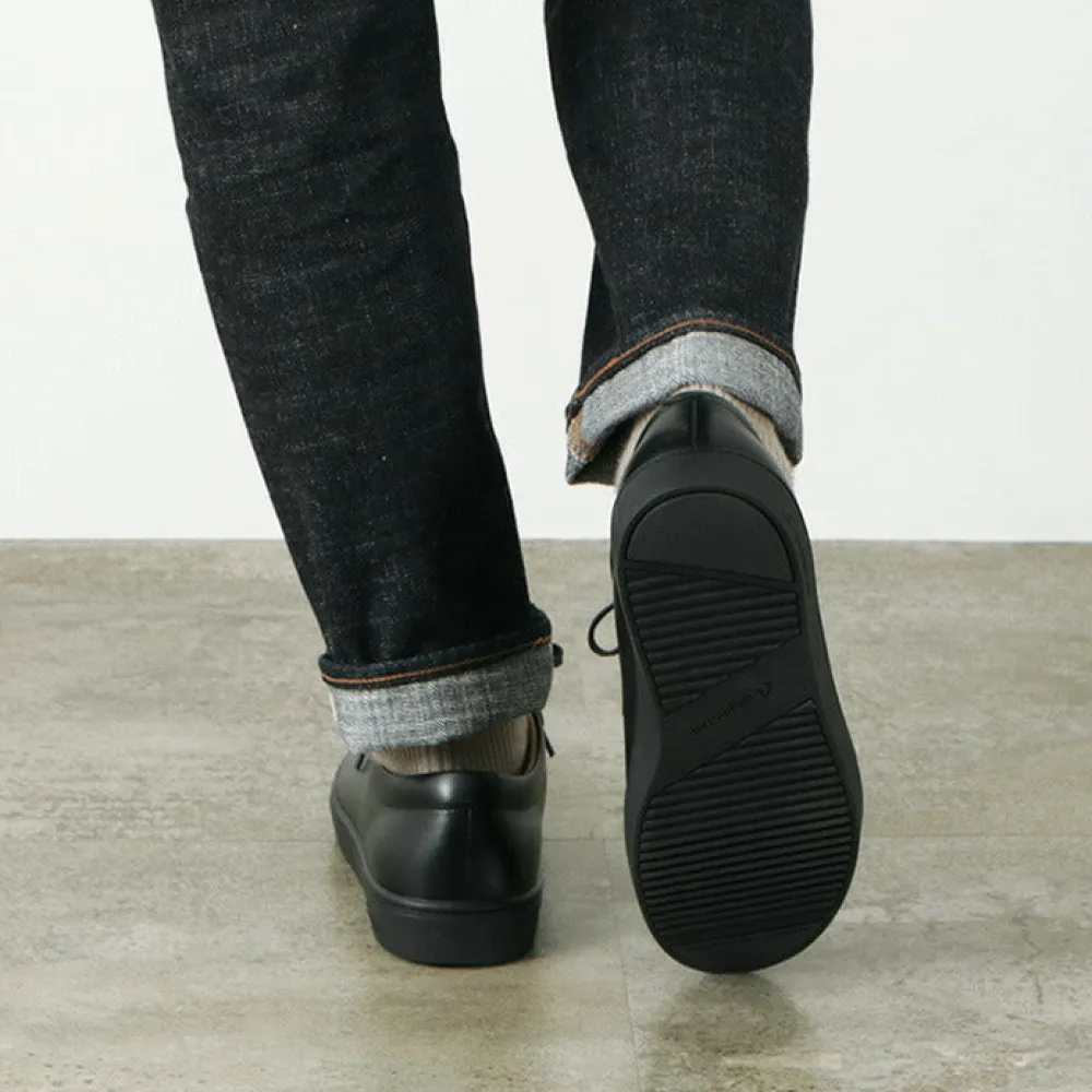 MOONSTAR Leather Shoes & Boots^/ Leather Court Sneakers