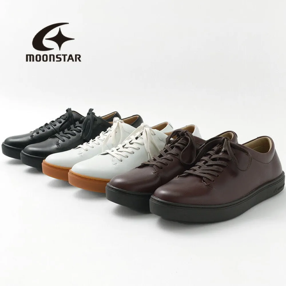 MOONSTAR Leather Shoes & Boots^/ Leather Court Sneakers