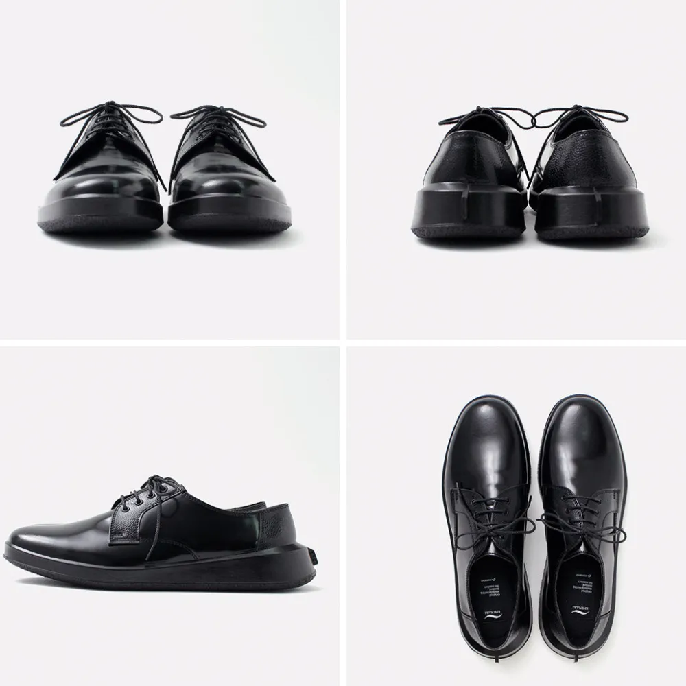 MOONSTAR SHINARI Leather Shoes & Boots^/ SR001 SUMEN Leather Shoes black