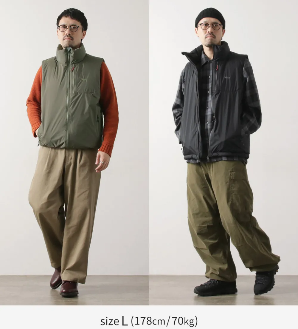NANGA Down Wear^/ Aurora Tex Stand Collar Down Vest