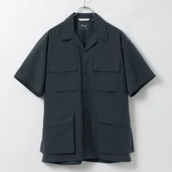 NANGA Shirts^/ Dot Air Utility pocket Short Sleeve Shirt
