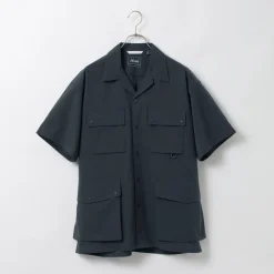 NANGA Shirts^/ Dot Air Utility pocket Short Sleeve Shirt