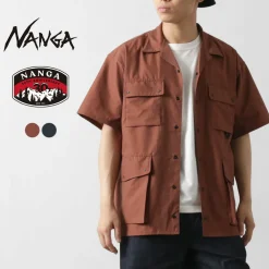 NANGA Shirts^/ Dot Air Utility pocket Short Sleeve Shirt