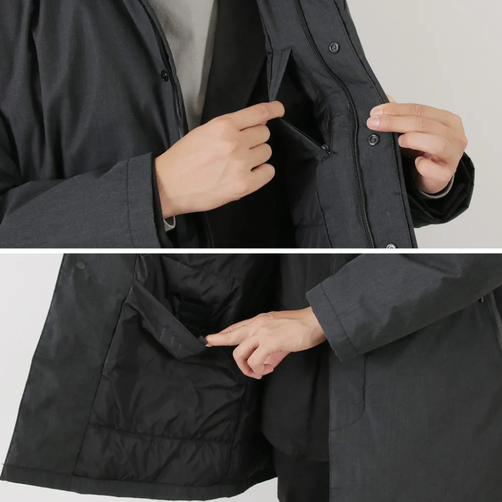 NANGA Coats^/ Down Soutien Collar Coat Fire-resistant