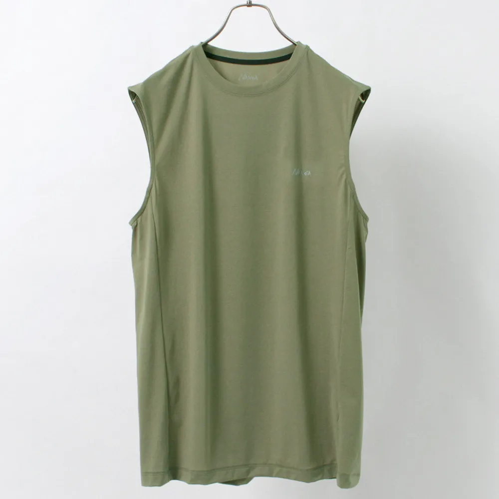 NANGA T-Shirts^/ Dry base layer no sleeve tee