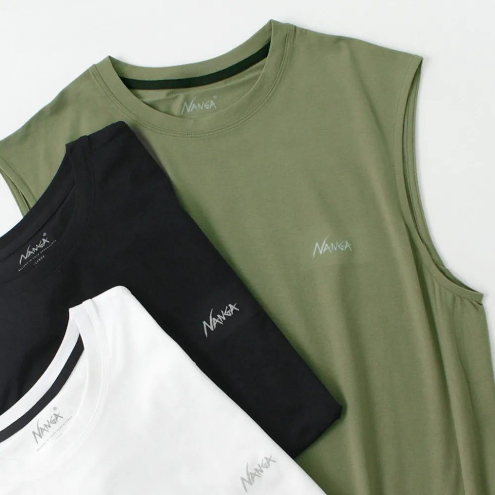 NANGA T-Shirts^/ Dry base layer no sleeve tee