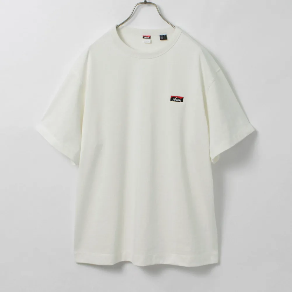NANGA T-Shirts^/ Eco Hybrid Box Logo Embroidery T-Shirt