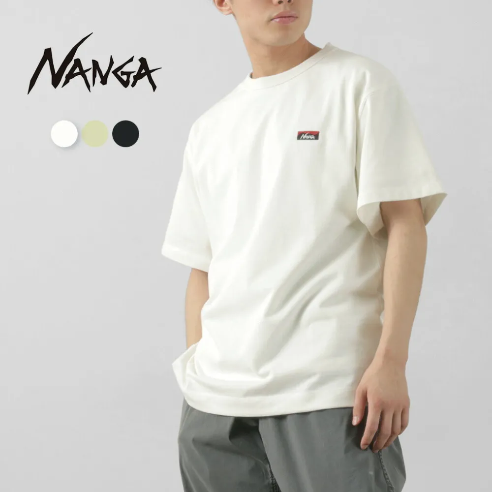 NANGA T-Shirts^/ Eco Hybrid Box Logo Embroidery T-Shirt