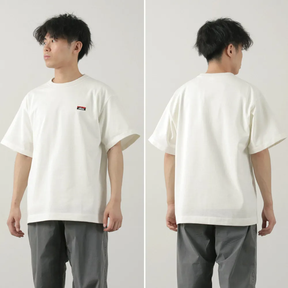 NANGA T-Shirts^/ Eco Hybrid Box Logo Embroidery T-Shirt