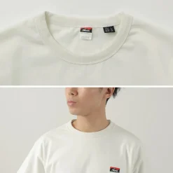 NANGA T-Shirts^/ Eco Hybrid Box Logo Embroidery T-Shirt